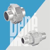 Casted unions with conical seat Casted unions with conical seat