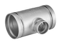 Té ISO rainuré réduit