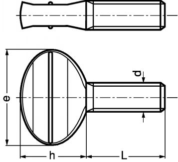 VIS VIOLON - INOX A2 - Schéma