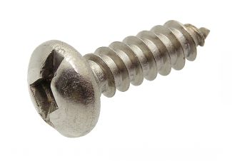 Square slotted pan head self tapping screw - stainless steel a2 - din 7981 inox a2 - din 7981