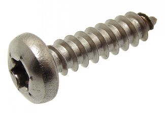 Six lobes recessed pan head self tapping screw - stainless steel a2 - din 7981 inox a2 - din 7981