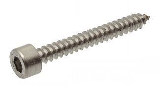 Hexagon socket head self tapping screw - stainless steel a2 inox a2