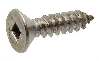 Square recessed countersunk head self tapping screw - stainless steel a2 - din 7982 inox a2 - din 7982