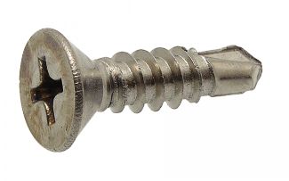 Self drilling screw countersunk head 