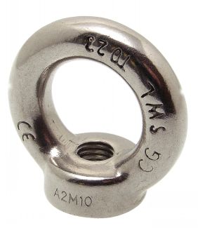 Eye nut - stainless steel a2 - din 582 inox a2 - din 582