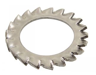 Serrated lock washer external teeth - stainless steel a2 - din 6798 a - nf e 27-624 inox a2 - din 6798 a - nfe 27-624