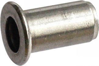 Flat head rivet nut - stainless steel a2 inox a2