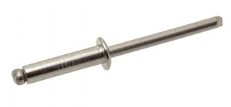 Rivet tête plate tout inox inox a2 - iso 15983