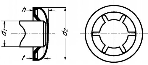 Starlock® cap - stainless steel inox (Schema)