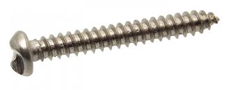 Self tapping security screw pan head 