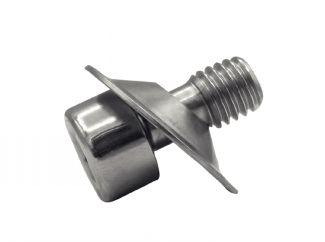 Hexagon socket head cap captive screw with washer - stainless steel (Photo #2)