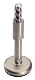 Levelling element with adjustable sleeve - stainless steel