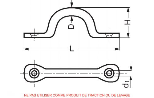 Pontet - inox a2 (Schéma)