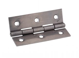 Rectangular hinge rolled knuckle - stainless steel 304 inox 304