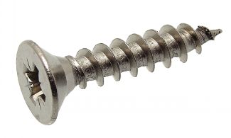 Cross recessed countersunk head chipboard screw - stainless steel a4 inox a4