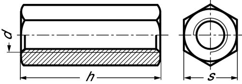 Ecrou hexagonal 