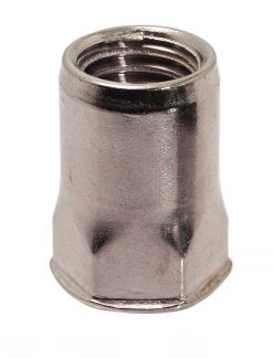 Hexagon rivet nut - stainless steel a4 inox a4