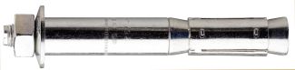 Boulon de sécurité type b tige filetée + écrou + rondelle liebig® - inox a4-80