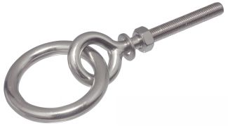 Ring eye bolt - stainless steel