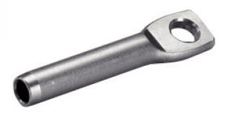 Small swage eye terminal - stainless steel a4 inox a4