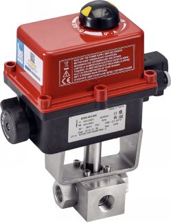 Vanne HP 3 voies F/F/F - actionneur &eacute;lectrique