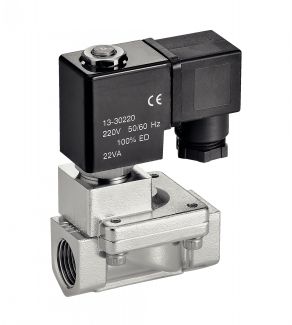 Electrovanne à membrane assistée, NF