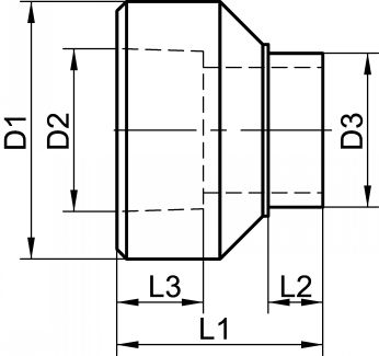 Bossage à souder SW - Schéma