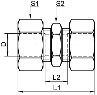 Union double égale - Schéma