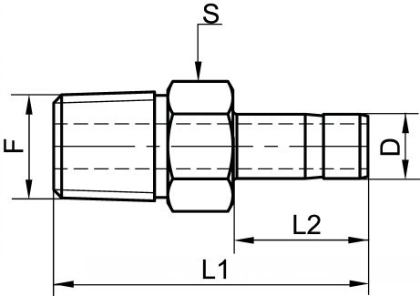 Adaptateur mâle - Schéma