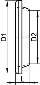 Anneau pour raccord sphérique mâle - Schéma