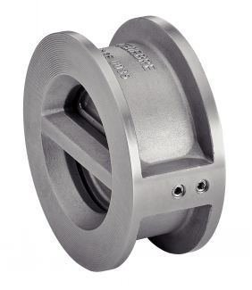 Clapet anti-retour double battant entre brides PN40