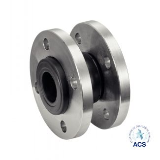 Compensateur de dilatation &agrave; bride BUTYL ACS - Inox 316Ti