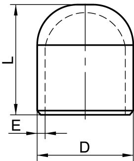 Cap ANSI Schedule 10S - Schéma