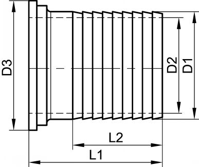 Douille à ligaturer - Schéma