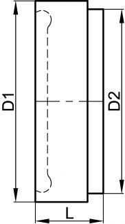 Bouchon DIN 11864-1 - Schéma