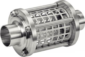 Protective grid for sight flow indicator - stainless steel 304 (Photo #2)