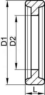 Joint micro-clamp EPDM - Schéma