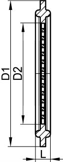 Joint clamp filtrant - FPM - Sch&eacute;ma