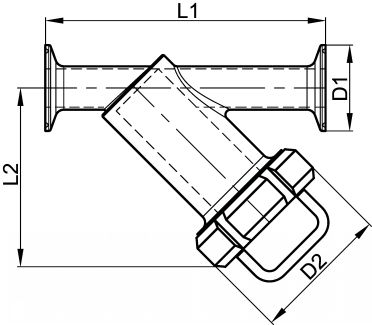 Filtre en Y - Schéma