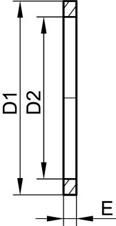 Joint de raccord - NR SBR - Schéma