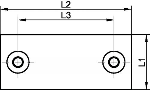 Plaque inf&eacute;rieure &agrave; souder collier polypropyl&egrave;ne - Sch&eacute;ma