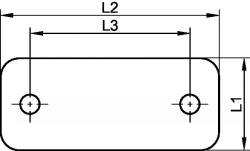 Plaque sup&eacute;rieure de renfort pour collier polypropyl&egrave;ne - Sch&eacute;ma