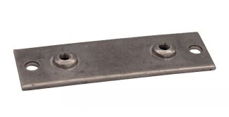 Plaque inférieure à visser pour collier polypropylène