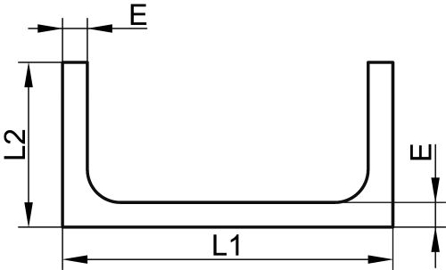 Profilé uap laminé (Schéma)