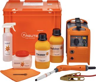 Kit de d&eacute;capeur et polisseur pour soudure inox