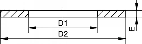 Joint PTFE pour manomètre - Schéma