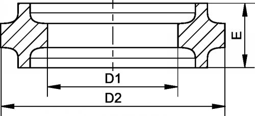 Joint PTFE pour manomètre - Schéma