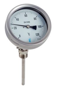 Thermomètre bimétallique orientable