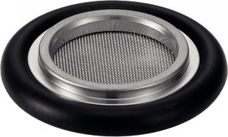 Anneau de centrage filtrant avec joint ISO KF - Inox 304 + FKM