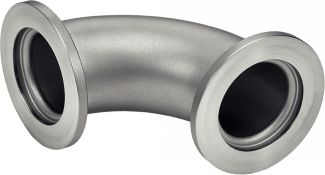 Coude 90&deg; &agrave; bride ISO KF - Inox 304L